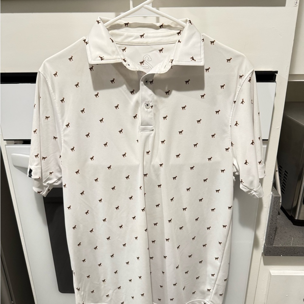 White golf polo “Tiger Woods”